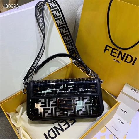 clear fendi bag|Fendi bag outlet.